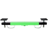 2 Ton Floor Jack Cross Beam Adapter for Floor Jacks Engine Hoist Shop Crane Car Jack Underframe Cross Bar Cross - piece with Rubber Pads - Fab Heavy Parts
