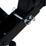 2 Ton Folding Engine Cherry Picker Shop Crane Hoist Lift Heavy Duty Steel with 6 Iron Caster Wheels Black - Fab Heavy Parts