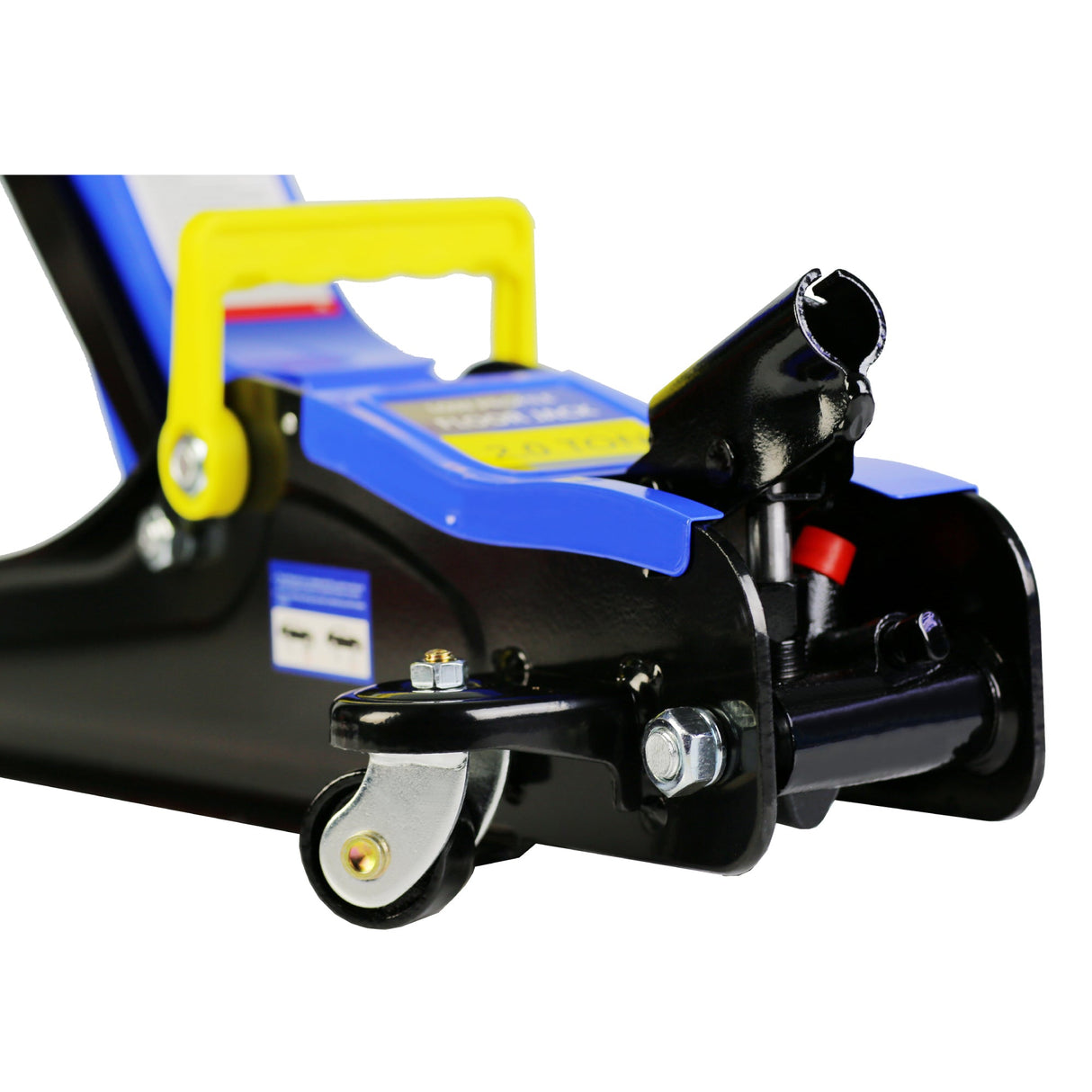 2 Ton Low Profile Floor Jack HeavyDuty Steel with Single Piston Quick Lift Pump Lifting Range 3.3" - 15.2" - Fab Heavy Parts