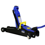 2 Ton Low Profile Floor Jack HeavyDuty Steel with Single Piston Quick Lift Pump Lifting Range 3.3" - 15.2" - Fab Heavy Parts