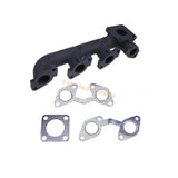 Exhaust Manifold 7008378 with Gaskets 6666781 6685878 for Kubota Engine V2203 V2403 Aftermarket Replacement For Bobcat Loader 751 753 763 773 7753 S130 S150 S160 S175 S185