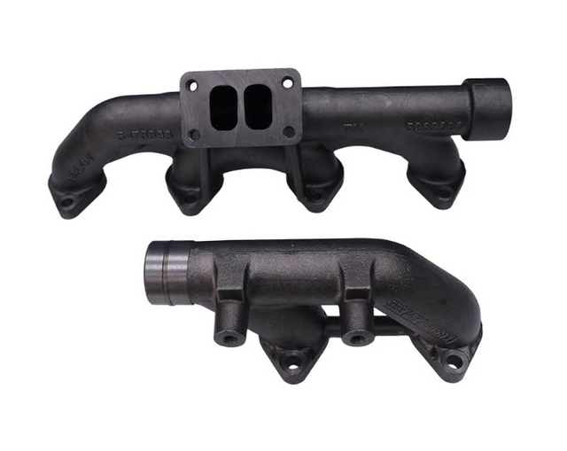 排気マニホールドロング3964070 +ショート3937477カミンズエンジンのフィット8.3 8.9 8.3c QSC ISC ISL QSL L8.9