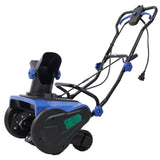 20inch Corded Electric Snow Thrower 120V/60HZ 15 Amp Motor 30FT Throwing Distance ETL Certificate - Blue - Fab Heavy Parts
