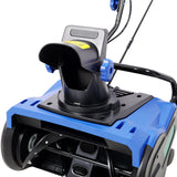 20inch Corded Electric Snow Thrower 120V/60HZ 15 Amp Motor 30FT Throwing Distance ETL Certificate - Blue - Fab Heavy Parts