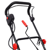 20inch Corded Electric Snow Thrower with LED 120V/60HZ 15 Amp Motor 30FT Throwing Distance - Red - Fab Heavy Parts