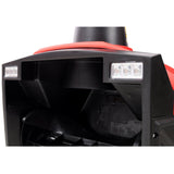 20inch Corded Electric Snow Thrower with LED 120V/60HZ 15 Amp Motor 30FT Throwing Distance - Red - Fab Heavy Parts