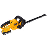 20V Cordless Hedge Trimmer 22 Inch Steel Blade Reduced Vibration Battery and Charger Included - Fab Heavy Parts