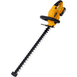 20V Cordless Hedge Trimmer 22 Inch Steel Blade Reduced Vibration Battery and Charger Included - Fab Heavy Parts