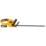 20V Cordless Hedge Trimmer 22 Inch Steel Blade Reduced Vibration Battery and Charger Included - Fab Heavy Parts