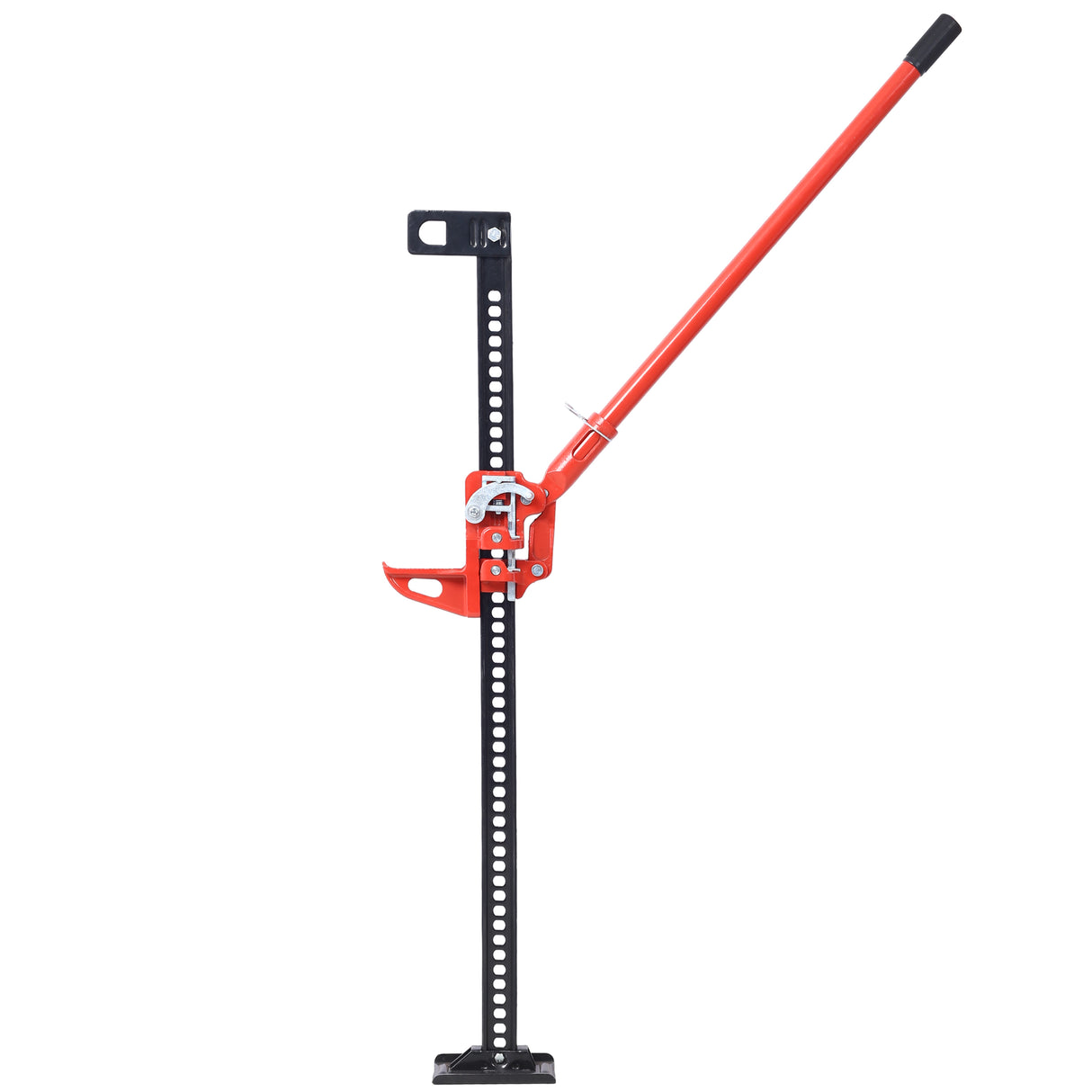 High Lift Farm Jack 48" 7000 lbs Capacity Ratcheting Off Road Heavy-Duty--Red