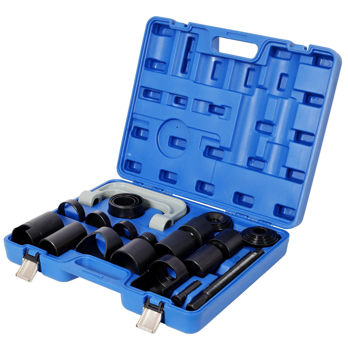 21PCS Heavy Duty Automotive Ball Joint Removal Tool Kit with Steel Construction and Blue Plastic Case - Fab Heavy Parts