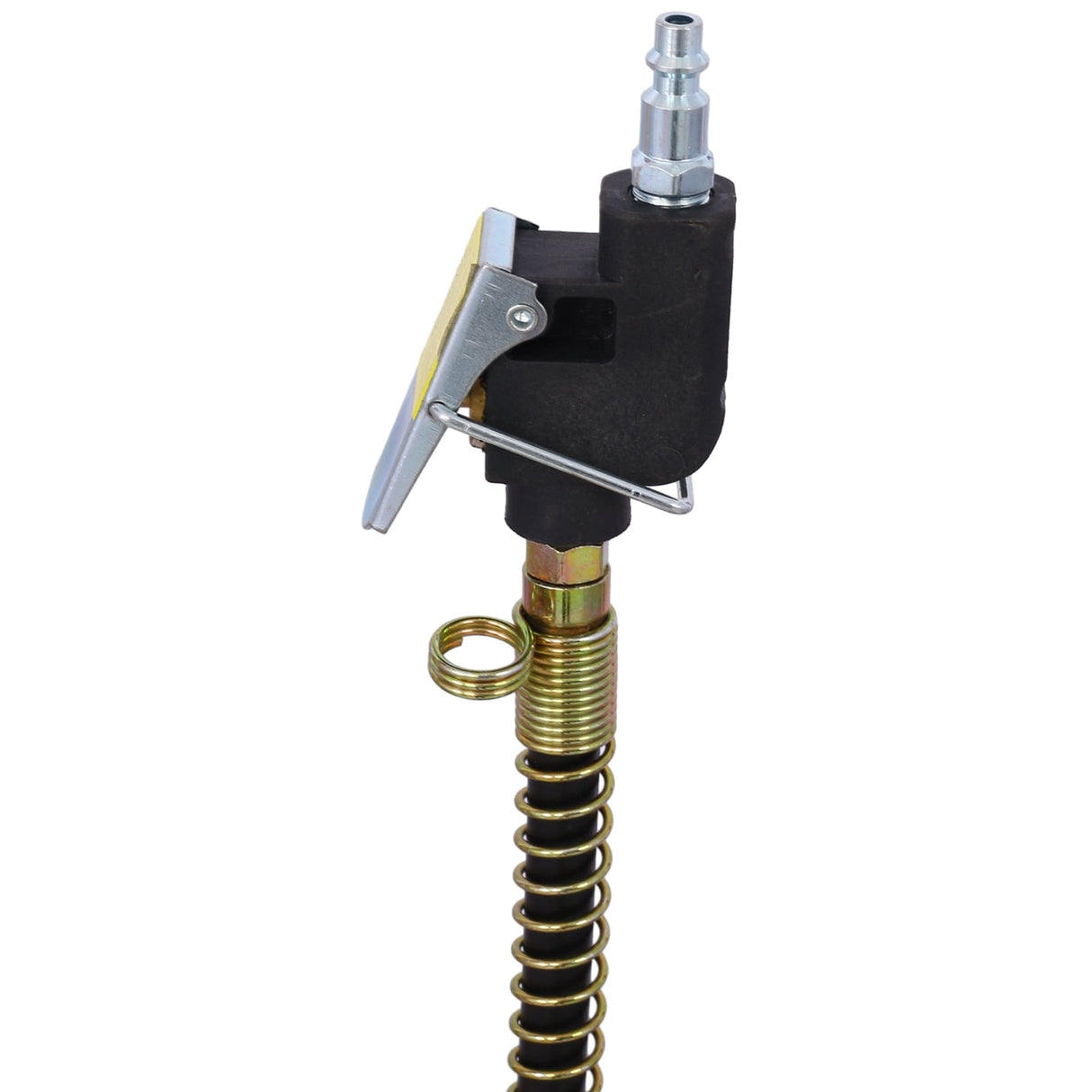 22 Ton Hydraulic Floor Jack Air - Operated Axle Bottle with 4 Extension Saddle Set Built - in Wheels Red - Fab Heavy Parts