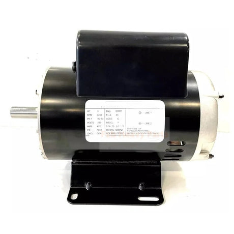 230V 3450 RPM 1 Phase 5HP 7/8'' Shaft 184 Frame Electric Motor 160 - 0338 S160 - 0338 Z - D26719 Fits for Craftsman Air Compressor - Fab Heavy Parts
