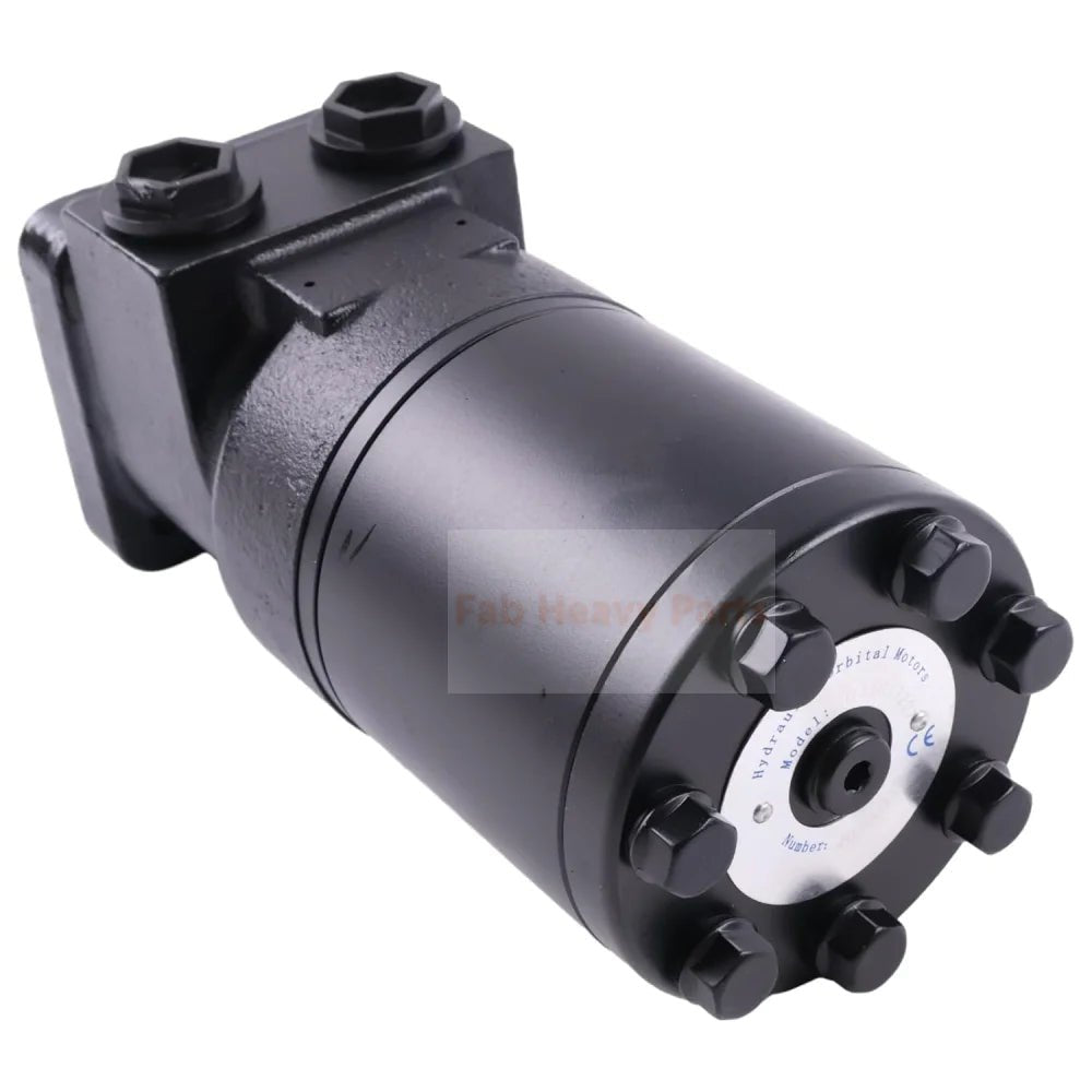 23.61 CU in Dynamic Hydraulic Motor BM1H - 400 - H4KP 9 - 7076 - 400 Reversible 1/2" NPT Gerotor 4 Bolt 155 RPM Cont.190 RPM int. - Fab Heavy Parts