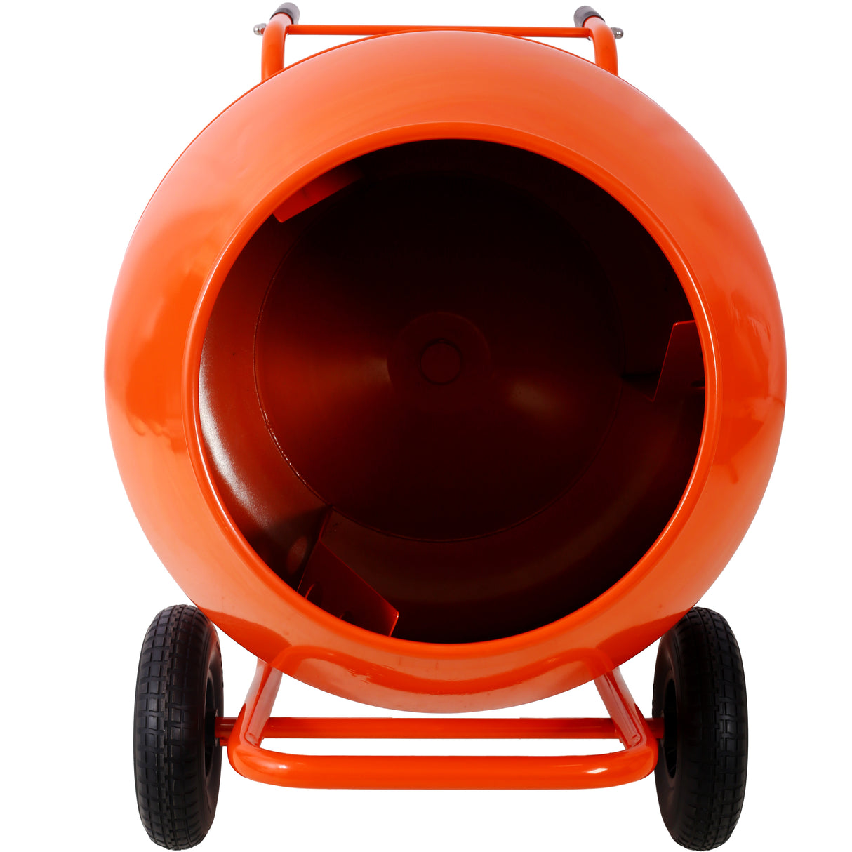 224L 8CUFT Horizontal Portable Cement Mixer Wheel Barrow Portable Cement Concrete Mixer 115V-60HZ