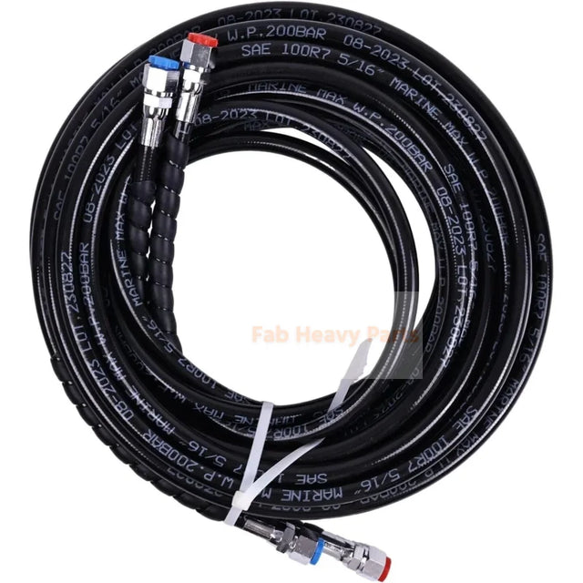 24 FT Hydraulic Steering Hose HO-5124 HO5124 Fits for SeaStar Outboard Hydraulic Steering System