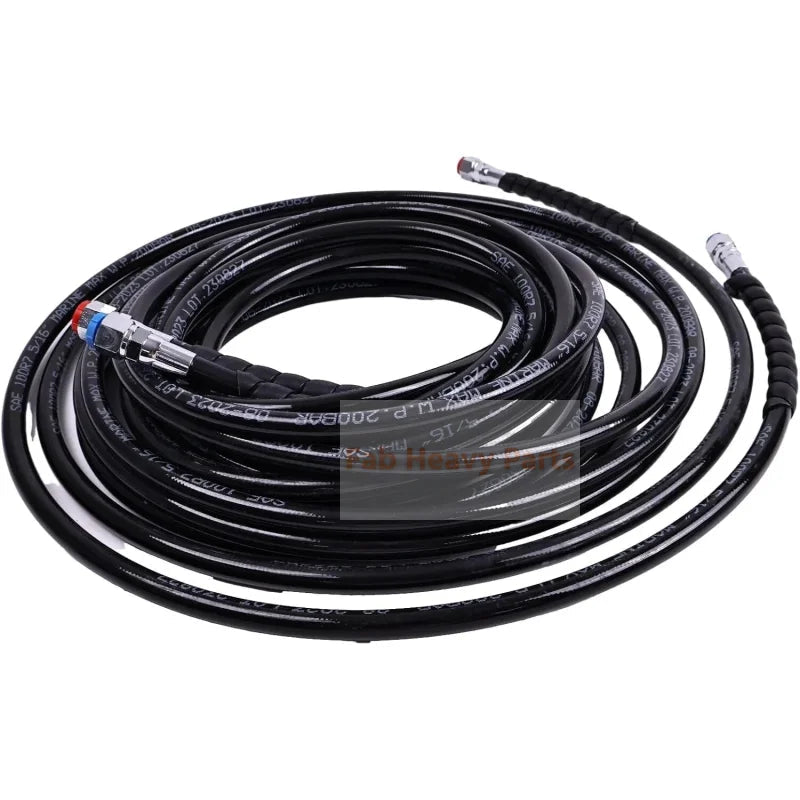 24 FT Hydraulic Steering Hose HO - 5124 HO5124 Fits for SeaStar Outboard Hydraulic Steering System - Fab Heavy Parts
