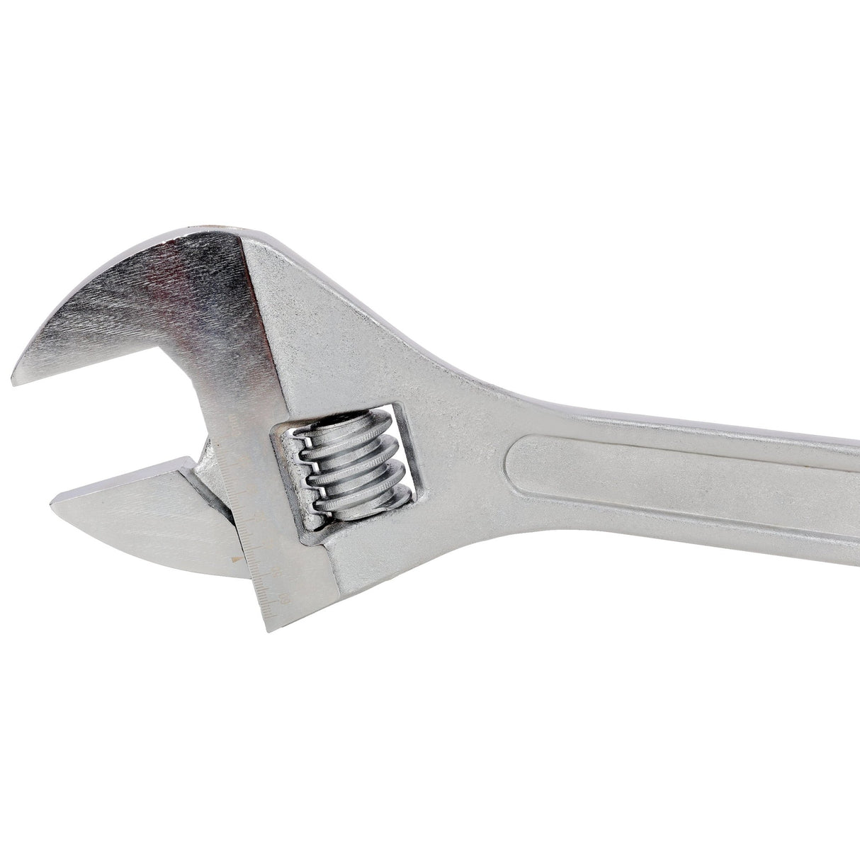 24 Inch Adjustable Wrench Drop Forged Carbon Steel Adjustable Spanner Wide Open Jaw Adjustable Wrench, Chrome Plated Polished Finish - Fab Heavy Parts