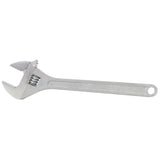 24 Inch Adjustable Wrench Drop Forged Carbon Steel Adjustable Spanner Wide Open Jaw Adjustable Wrench, Chrome Plated Polished Finish - Fab Heavy Parts
