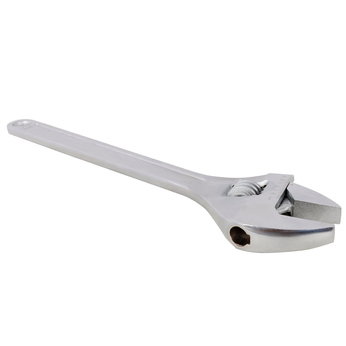 24 Inch Adjustable Wrench Drop Forged Carbon Steel Adjustable Spanner Wide Open Jaw Adjustable Wrench, Chrome Plated Polished Finish - Fab Heavy Parts