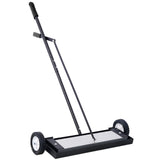 24'' Rolling Magnetic Pick - Up Sweeper Heavy Duty Push - Type with Release 100 Lbs Capacity - Fab Heavy Parts