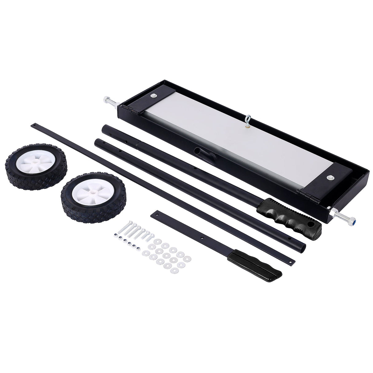 24'' Rolling Magnetic Pick - Up Sweeper Heavy Duty Push - Type with Release 100 Lbs Capacity - Fab Heavy Parts