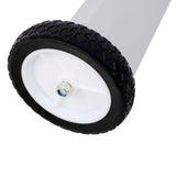 24'' Rolling Magnetic Pick - Up Sweeper Heavy Duty Push Type with Release 30 Lbs Capacity - Black and Silver - Fab Heavy Parts