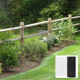 24inch x 50ft Black Vinyl Coated Hardware Cloth 2' X 3' 16Ga Welded Wire Mesh Fence PVC Coated Welded - Fab Heavy Parts