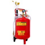 24L 6.3 Gallon Air Pneumatic Waste Oil Extractor Portable Oil Drain Tank Professional Integrated Level Gauge - Fab Heavy Parts