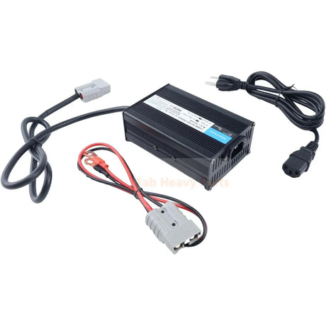 24V 10A リチウムバッテリー充電器 29.2V LiFePO4 バッテリースマート充電器 アンダーソンコネクター LED インジケーターと M8 アダプターケーブル付き 車 トラック ボート RV に適合