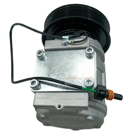 24V 10PA15C A/C Compressor 5031228 Fits for Doosan Daewoo Excavator DX225 - Fab Heavy Parts