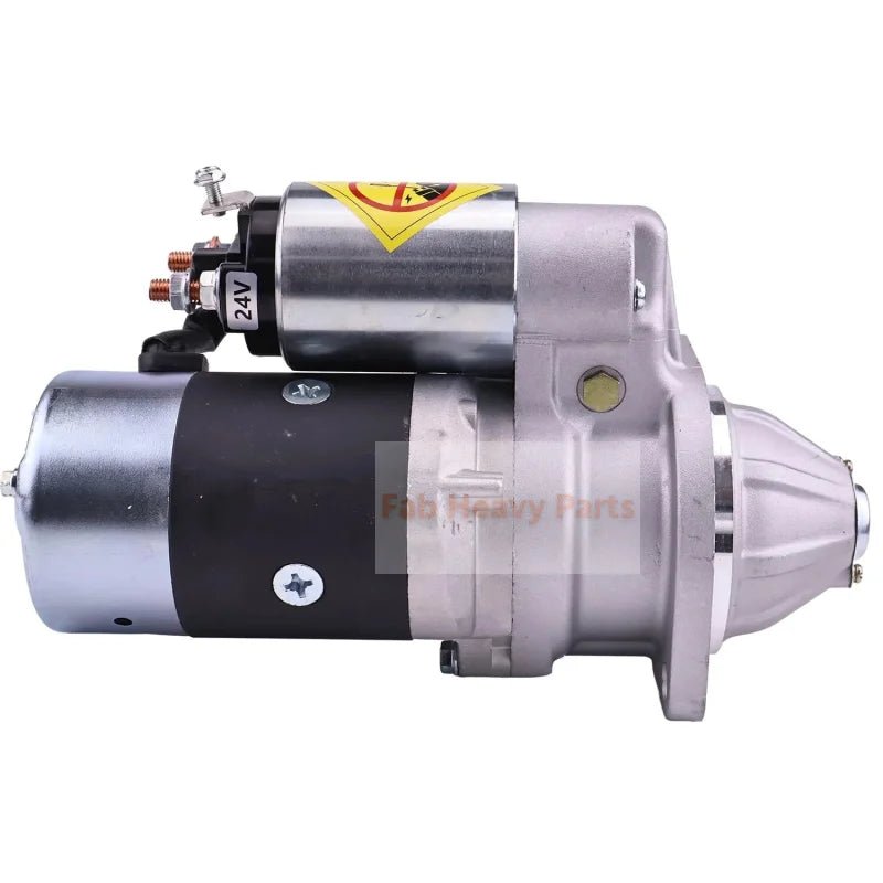 24V 15T 4KW Starter Motor 129612 - 77010 129612 - 77011 Fits for Yanmar Engine 4TNV84T 4TNV84T - DFM - Fab Heavy Parts
