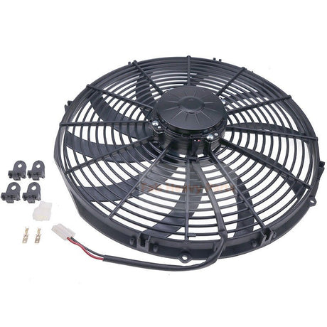 24V 16" 10 Blades Electric Puller Fan VA18-BP70/LL-86A 30102621 - Fab Heavy Parts