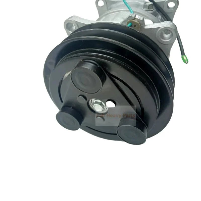 24V 2PK 135mm TM - 15 A/C Compressor RD5 - 7163 - 0 Fits for Link - Belt Excavator 4300 5800 6000 - Fab Heavy Parts
