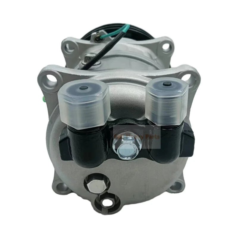 24V 2PK 135mm TM - 15 A/C Compressor RD5 - 7163 - 0 Fits for Link - Belt Excavator 4300 5800 6000 - Fab Heavy Parts
