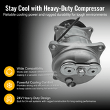 24V 2PK 135mm TM - 16HD A/C Compressor 488 - 46421 2521685 10056421 13556421 10356421 Fits for Seltec - Fab Heavy Parts