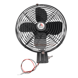 24V 8 Inch Cab Fan Air Circulating Fan for Excavator Loader Backhoe Tractor - Fab Heavy Parts