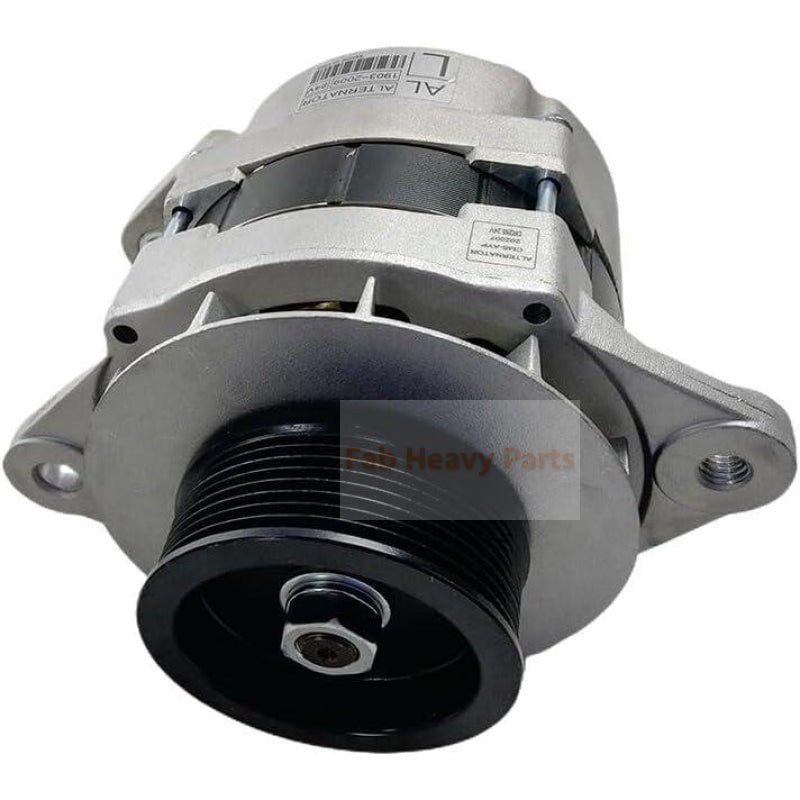 24V 80A Alternator Assembly 300901 - 00165C Fits for Doosan Engine DP126LA DP126LB - Fab Heavy Parts