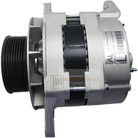 24V 80A Alternator Assembly 300901 - 00165C Fits for Doosan Engine DP126LA DP126LB - Fab Heavy Parts
