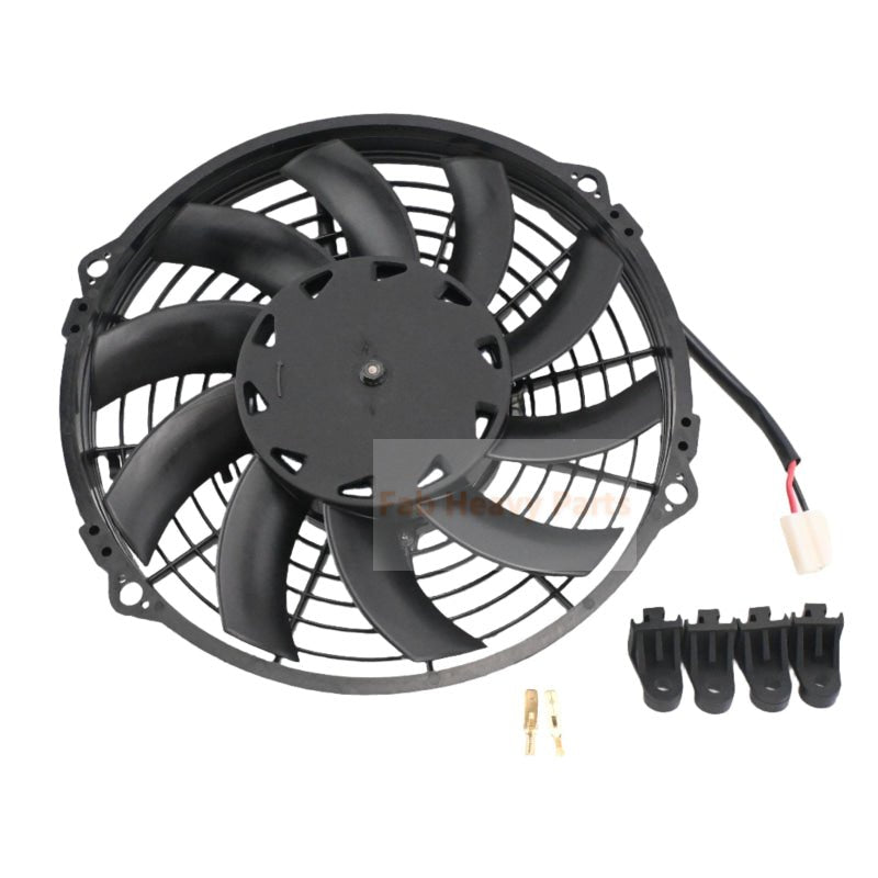 24V Electric Cooling Radiator Fan Blower 30100336 VA07-BP12/C-58A - Fab Heavy Parts