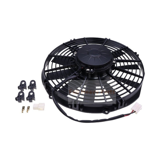24V Electric Cooling Radiator Fan Blower 30100465 VA09-BP12/C-54A - Fab Heavy Parts