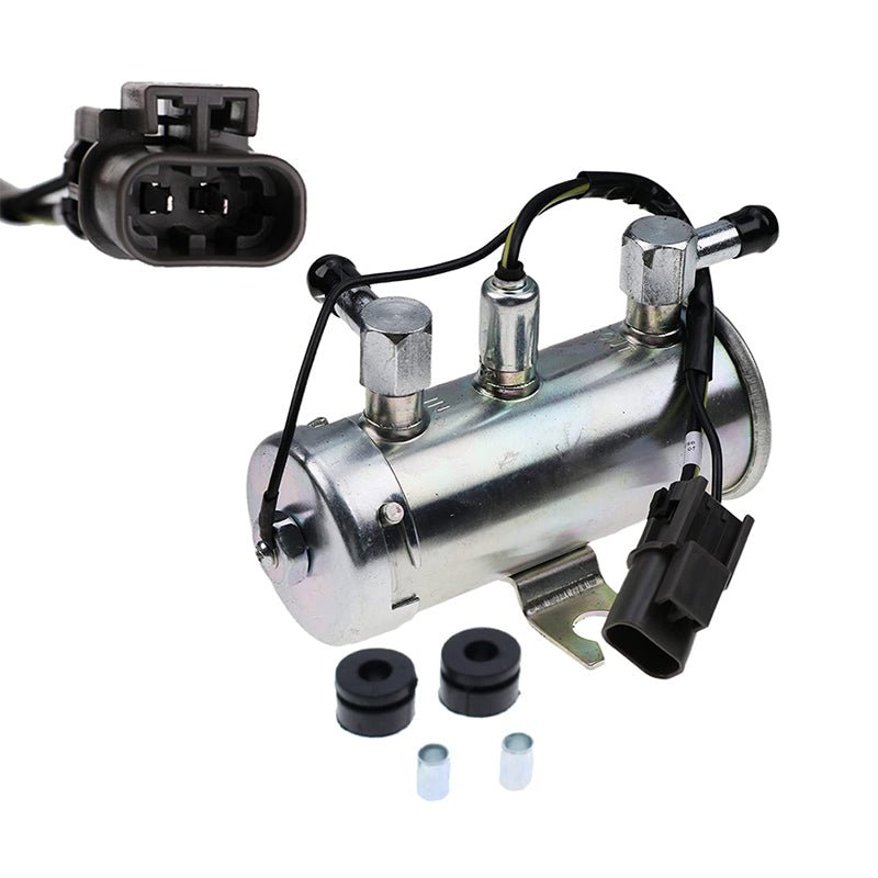 24V Electric Fuel Feed Pump KHH11880 KHR30380 KHR12840 8980093970 Fits for Isuzu 4HK1 6HK1 Fits Case CX130B CX160B CX160C CX210B CX240B CX250C CX290B CX300C CX330 CX350B CX470C CX80 - Fab Heavy Parts