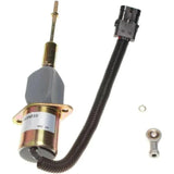 24V Electric Fuel Stop ShutOff Solenoid RE53560 Fits for John Deere Excavator 892ELC - Fab Heavy Parts