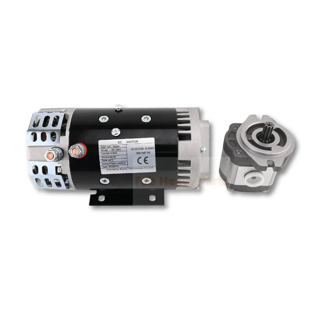 24V Electric Motor 40844GT & Hydraulic Pump 96193GT Fits for Genie GS-1530 GS-2032 GS-2046 GS-3232 GS-4655