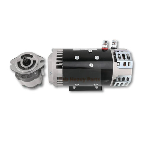 24V Electric Motor 40844GT & Hydraulic Pump 96193GT Fits for Genie GS - 1530 GS - 2032 GS - 2046 GS - 3232 GS - 4655 - Fab Heavy Parts