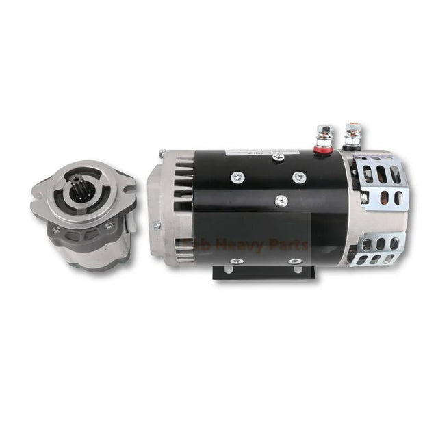 24V Electric Motor 40844GT & Hydraulic Pump 96193GT Fits for Genie GS - 1530 GS - 2032 GS - 2046 GS - 3232 GS - 4655 - Fab Heavy Parts