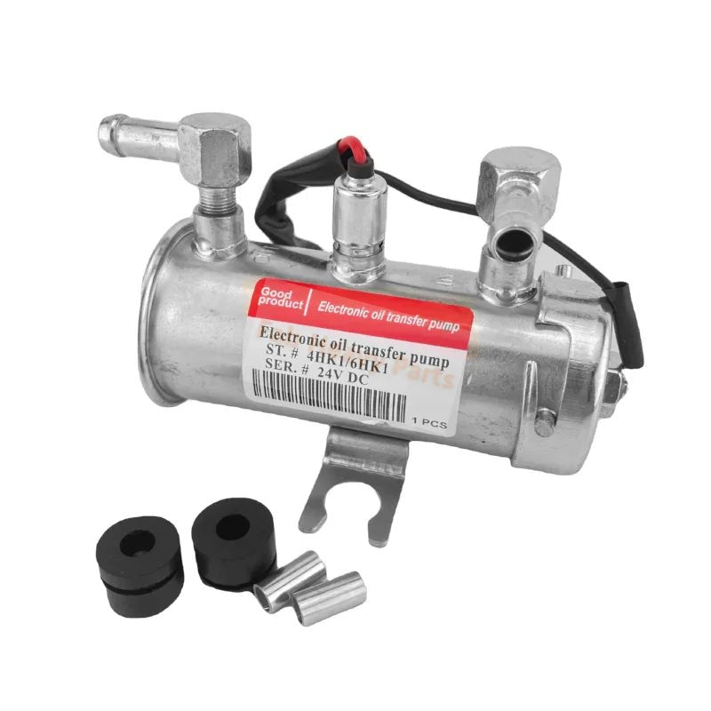 24V Fuel feed Pump 4645227 for Isuzu Engine 4HK1 6HK1 Hitachi Excavator ZX110 - 3 ZX120 - 3 ZX130 - 3 ZX135US - 3 ZX200 - 3 ZX240 - 3 ZX270 - 3 ZX330 - 3 - Fab Heavy Parts