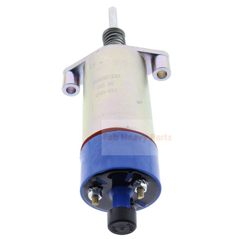 24V Fuel Shut Off Solenoid 3E - 7985 3E7985 Fits for Caterpillar CAT 3306 3304 Engine 330 330L 330B 350 350L Excavator - Fab Heavy Parts