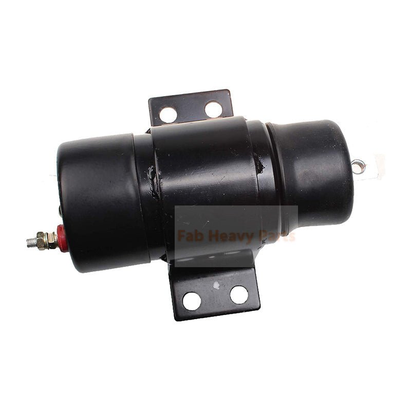 24V Fuel Shutoff Solenoid 30898 - 04100 Fits for Mitsubishi Engine 6D14 6D22 Kebolco Excavator K909A K910 K912A K916 K935 - Fab Heavy Parts