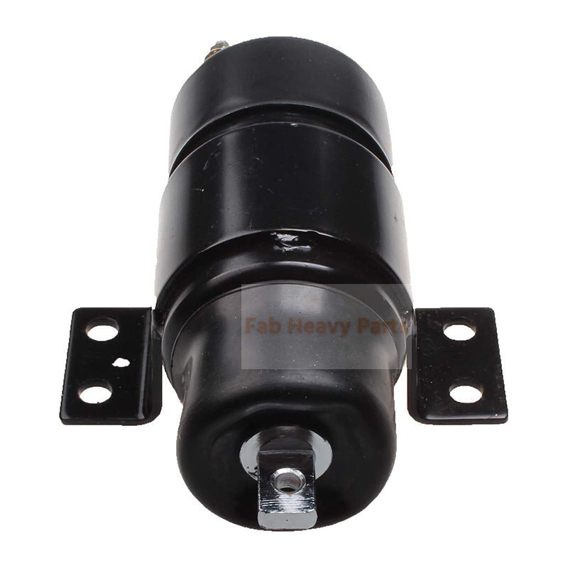 24V Fuel Shutoff Solenoid 30898 - 04100 Fits for Mitsubishi Engine 6D14 6D22 Kebolco Excavator K909A K910 K912A K916 K935 - Fab Heavy Parts